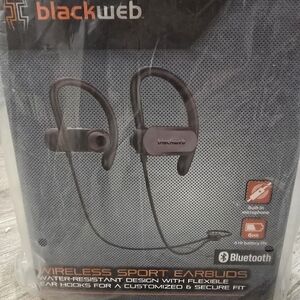 Blackweb Wireless Sport Earbuds - Black